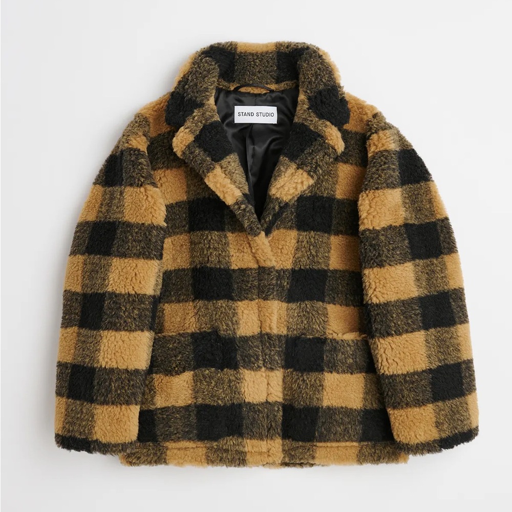 Nwt Stand Studio Toddler‎ Girls Faux Fur Marina Mini Jacket $255 Sz 3Y 3
